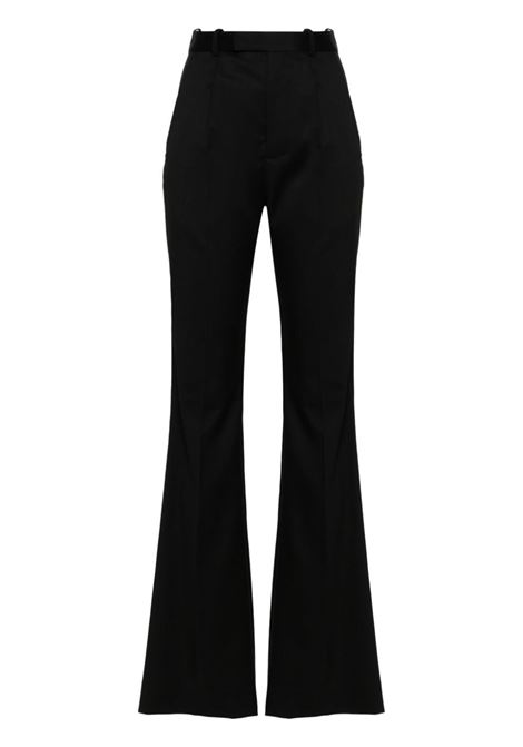 pantaloni a zampa ray donna neri in cotone VIVIENNE WESTWOOD | 1F010008-W00QN-N401